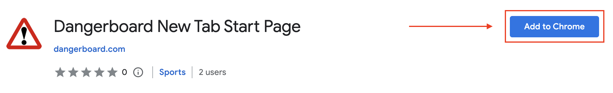 Google Web Store page - Add to Chrome